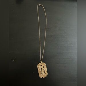 Source Unknown Gold Charm Necklace